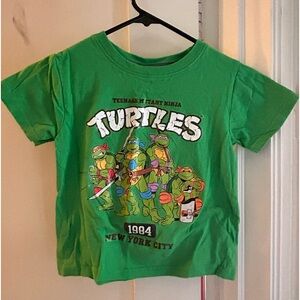 Kids ninja turtles baby tee, size 6